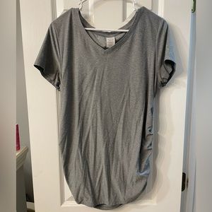 Gray maternity shirt